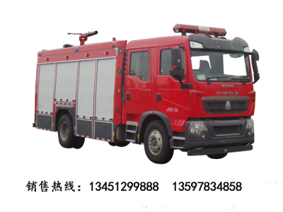 重汽5噸水罐（泡沫）消防車（國五）